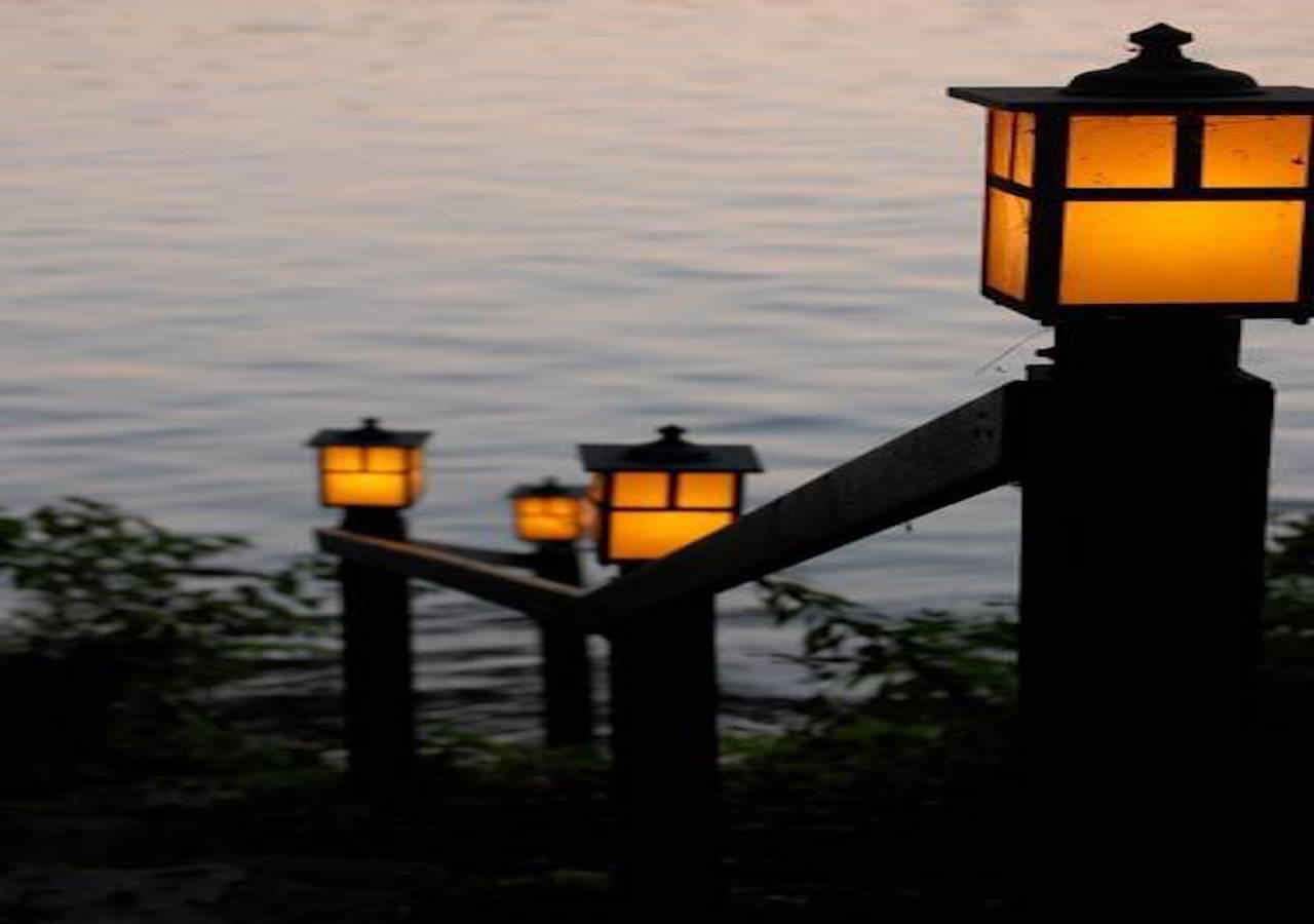 The Elms Waterfront Cottages Lake Luzerne Luaran gambar